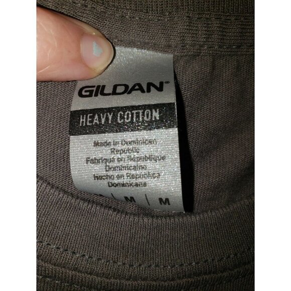 Womens Size Medium Grey Christmas Gnome Short-Sleeve Graphic T-Shirt - Picture 3 of 4